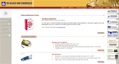 Desktop Screenshot of hyglassindia.com